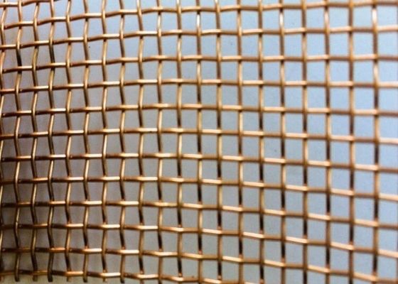 তামা বা অন্যান্য সংকর ধাতু সমতল বোনা তারের জাল পর্দা 50m দৈর্ঘ্য