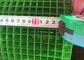 সবুজ 25m পিভিসি লেপা তারের জাল রোলস বেড়া জন্য সোজা প্রান্ত সঙ্গে হার্ডওয়্যার কাপড়