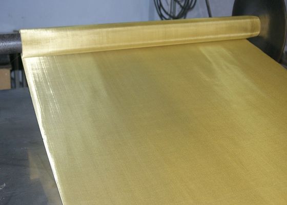 কাদামাটি এবং গুঁড়া পরিস্রাবণের জন্য টুইলড ওয়েভ ফাইন ব্রাস ফিল্টার স্ক্রীন মেশ