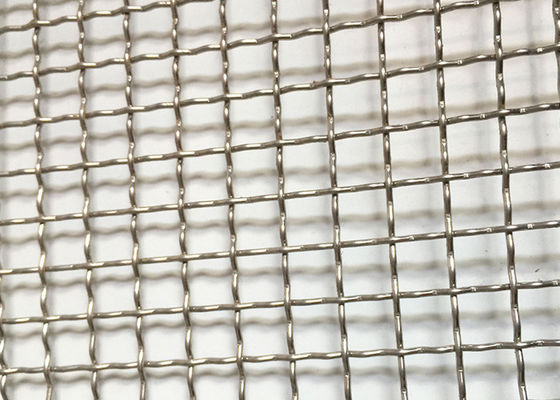 Powerful Curly SS316 Weave Wire Mesh Custom Size For Mining Screens