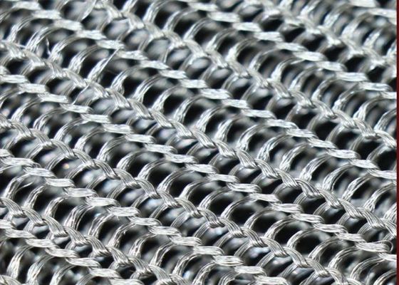 2 ইঞ্চি প্রস্থ ক্লোজ নিট ওয়্যার মেশ মাল্টি ফিলামেন্ট টেকসই সমতল বৃত্তাকার