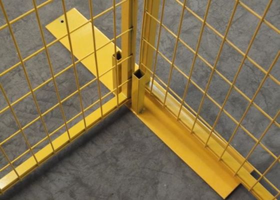 SGS Anticorrosion Pvc প্রলিপ্ত তারের জাল প্যানেল কানাডা অস্থায়ী বেড়া প্যানেল