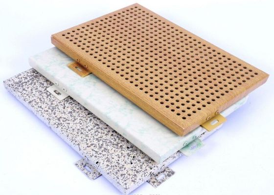 বিরোধী আর্দ্রতা ছিদ্রযুক্ত অ্যালুমিনিয়াম সম্মুখের প্লেট ফ্লুরোকার্বন আবরণ