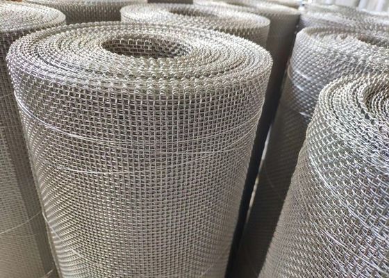 ক্ষয় প্রতিরোধী Woven Mesh Screen Galvanized Surface Twisted