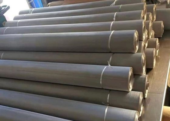 স্টেইনলেস স্টীল জাল স্ক্রিন রোলস 0.02-50.8mm Aperture SS 316 Twill Weave for Industrial Applications