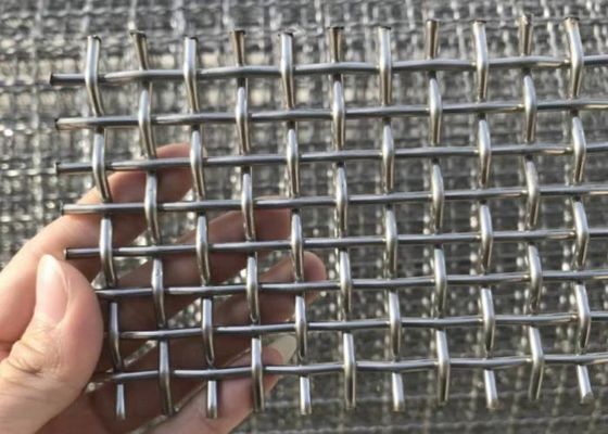 স্টেইনলেস স্টীল জাল স্ক্রিন রোলস 0.02-50.8mm Aperture SS 316 Twill Weave for Industrial Applications