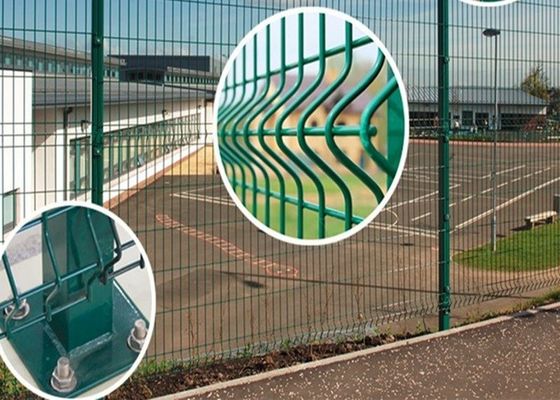 সুরক্ষা বেড়া জন্য অ্যান্টি-রস্ট কার্বন স্টীল পিভিসি লেপা ঝালাই তারের জাল