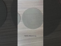 সূক্ষ্ম শিল্প পরিস্রাবণের জন্য ক্ষুদ্র গর্ত 316L স্টেইনলেস স্টীল ফিল্টার জাল