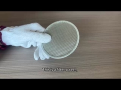 1-800মেশ অ্যালুমিনিয়াম ফ্রেমযুক্ত প্লাস্টিক এক্সট্রুডার স্ক্রীন স্টেইনলেস স্টীল এক্সট্রুডার স্ক্রীন