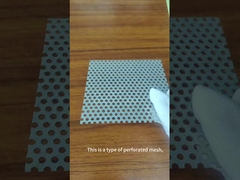 বায়ুচলাচল এবং ধোঁয়া ফিল্টারিং ছিদ্রযুক্ত জাল শীট 0.1mm-12mm বেধ